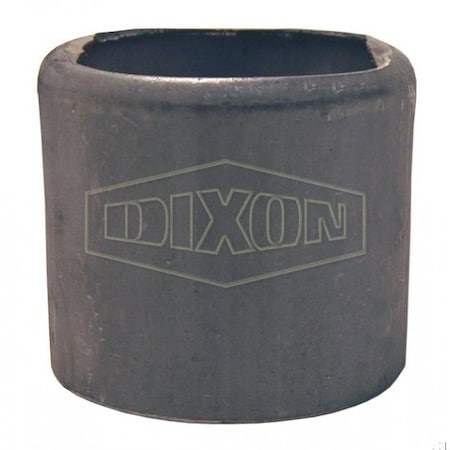 Dixon Notched Ferrule, 1-1/2 ID x 2-4/64 to 2-22/64 OD in Nominal, 304 SS, Hose End Style, Domestic GAS2370NO